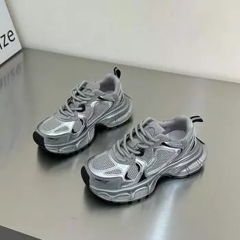 High Quality Ladies Shoes Lace-up Women s Vulcanize Shoes Fashion Color Matching Hot Sale Round Head Classic Sneakers 35 розовый