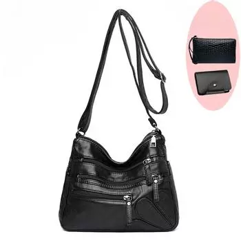 Высококачественные кожаные сумки женские сумки люксовые брендовые дизайнерские сумки через плечо для женщин кошельки и сумки