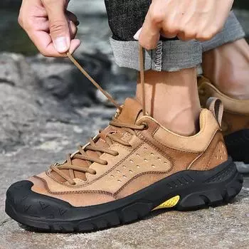 High Quality Men s Seasonal New Fashionable Outdoor Comfortable Casual Shoe Brand Men Autumn Anti Slip Climbing and Wading Shoes 38 чёрный