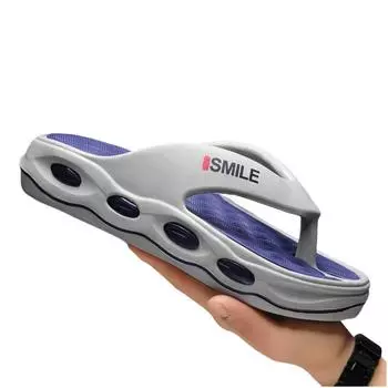 High Quality Men s Slippers Flip Flops Outdoor Beach Sandals Comfortable Soft Sole Slides Men Non-slip Home Slippers Flip Flops 40