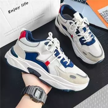 High Quality Men s Sneaker Fashion Comfortable Sport Shoes for Men Antislip Wear-resisting Running Trainers Zapatillas De Hombre 39