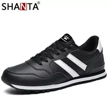 High Quality Men s Vulcanized Sneakers Leather Casual Shoes Breathable Mesh Men Tennis Shoes Male Flat Shoe Zapatillas Hombre 38 белый