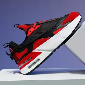 High-quality Mesh Breathable Sports Shoes 2024 Autumn Hot Selling Mens Casual Shoes Fashion Color-blocking Shock-absorbing Shoes 39