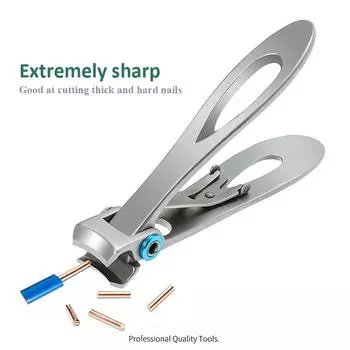 High-Quality Nail Clippers Stainless Steel Two Sizes Are Available Manicure Fingernail Cutter Thick Hard Toenail Scissors tools