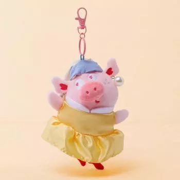 High Quality Pig Stuffed Plush Keyring Soft Plush Cartoon Pig Doll Pendant Children s Gifts style D