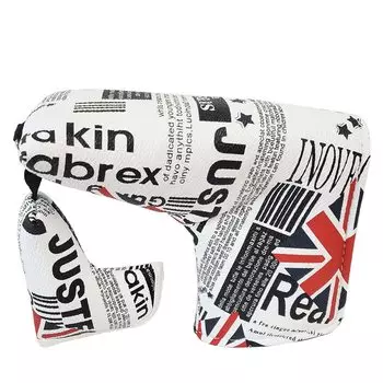 High quality PU leather putter cover compatible with Scotty Cameron magnetic type accessories included Odyssey, closure, (England)