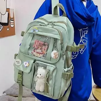 Высококачественный школьный рюкзак для детей, кавайный студенческий рюкзак, большой вместительный рюкзак для девочек, модная роскошная сумка для отдыха, новая