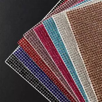 Высококачественные самоклеящиеся блестящие подарочные украшения с драгоценными камнями, наклейки для украшения автомобиля, наклейки со стразами серебряный