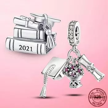 High Quality Silver Charm Beads For Original Panjia Charm Bracelet Jewelry Gifts