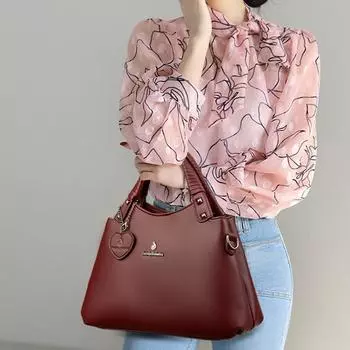High-quality Soft Leather Shoulder Crossbody Bags for Women Luxury Handbag Women Bag Designer Casual Tote Messenger Bag