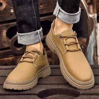 High quality trendy and fashionable men Shoes Lace Up Men s New Leisure sneakers Plus size 37-47 Party office shoes 37 чёрный