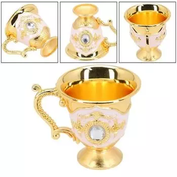 High Quality with Handle Goblet Metal European-style Drinkware White Wine Cup