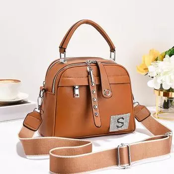 высококачественные женские кожаные квадратные сумки, сумки через плечо для женщин, дизайнерский бренд, женская однотонная сумка кросс-боди