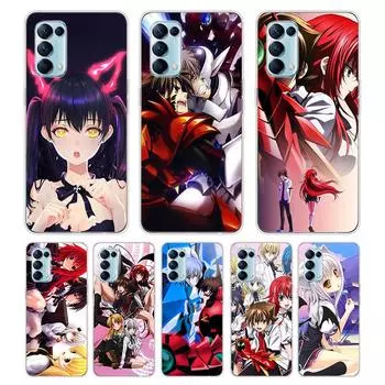 High School Dxd аниме мультфильм для OPPO Reno7 SE 6 5 ZF 4G 5G Find X2 X3 Neo Lite Pro Plus прозрачный мягкий чехол для телефона Coque OPPO Find X2 Neo