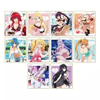 High School HERO Trading Mini Shikishi 10 шт. КОРОБКА DD том 1