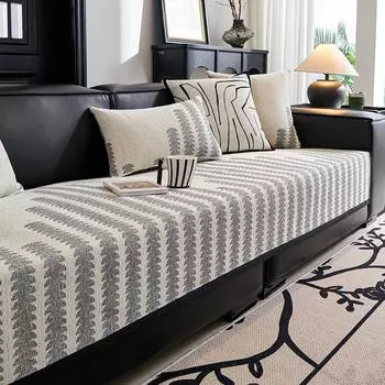 High Sense Chenille Sofa Cushion Four Seasons Universal Seat Cushions Non-Slip Leather Sofa Cover New Cover Cloth 70-70
