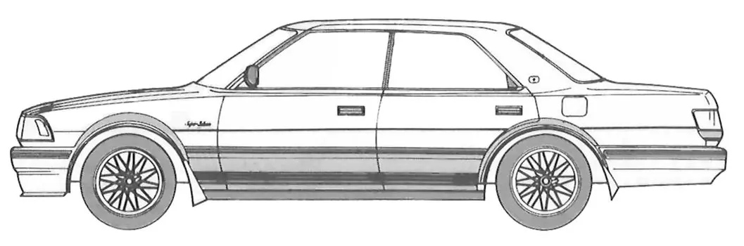 High Socar Series Crown Supercharger Socar Пластиковая модель 1/24 № 13 2.0 (Высокая версия) белый
