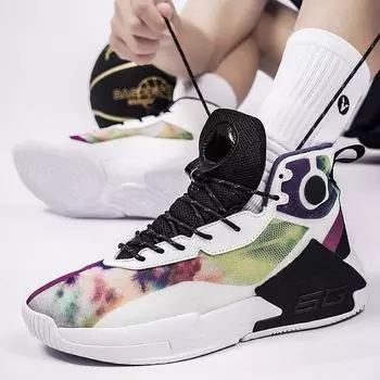 High Street Баскетбольные кроссовки Мужские кроссовки Мужские кроссовки для мальчиков Сетчатые высокие противоскользящие уличные спортивные кроссовки Zapatillas 36