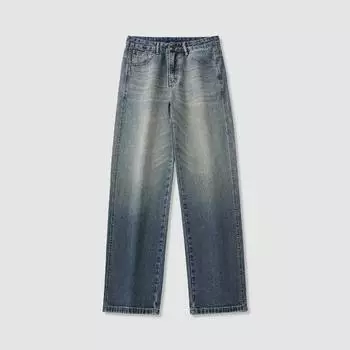 High Street Retro Jeans Men s Wide-Legged Loose Straight Flag Pants Spring and Summer New Style 28