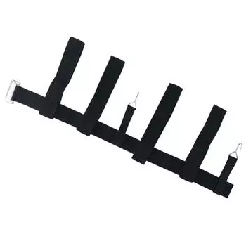 High Strength Potted Plant Mover Lifting Strap for Effortless Garden Object Relocation Easily and Safely чёрный