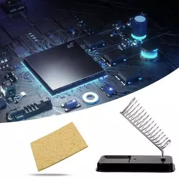 High Temperature Resistance Electric Soldering Iron Stand Holder Metal Support Station DIYWORK Soldering Iron Frame Screw Fixing Generic