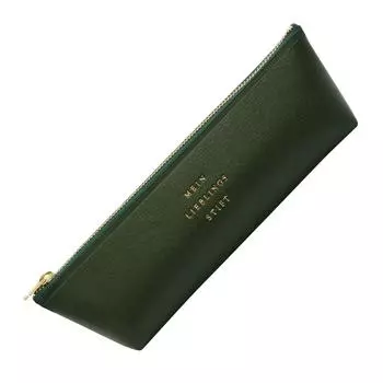 High Tide Zipper Pencil Case Classic Green GP073
