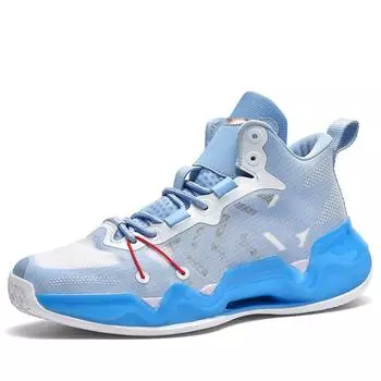 High-top Brand New Actual Combat Men Basketball Sports Shoes Original Design Custom OEM Basketball Style Shoes 45 белого золота