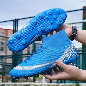 High-top football shoes men s and women s adult children s competition training shoes TF broken nails AG long nails short nails sneakers 32