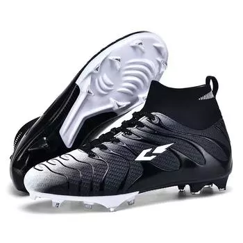 High-top football shoes shoes shoes men s and women s adult competition training shoes TF broken nails AG long nails short nails sneakers 35