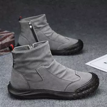 High-top Martin boots men s shoes new breathable tooling shoes men s trend non-slip casual labor insurance shoes men s 39