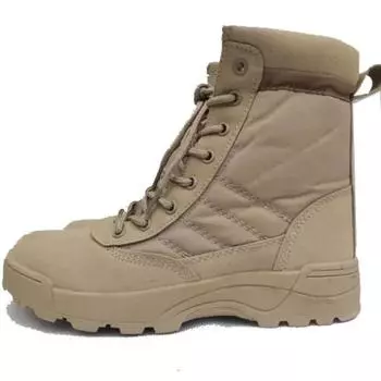High-top Men s Chelsea Boots Quality Men s Hiking Shoes 2024 New Comfortable Breathable Durable Male Boots Hot Botas Para Hombre 37 песочный