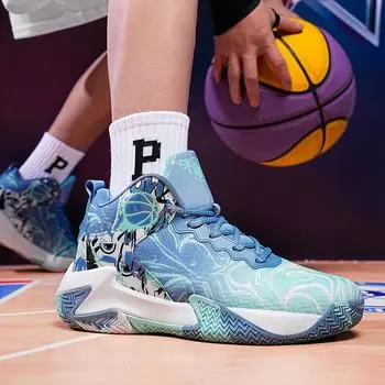 High-top shoes men s spring 45 versatile 47 fattening 48 basketball 46 extra large size sneakers youth basketball sports men s shoes 39 чёрный