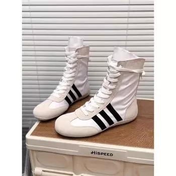 High-top women s summer new breathable inner height increase sports and leisure boxing boots women s versatile straps 35