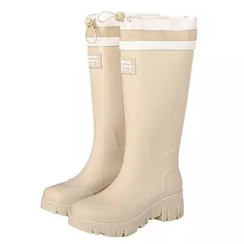 High tube women s rubber shoes waterproof bundle rain shoes women s high waterproof mouth women s rain boots heightening outdoor fashion water boots 36