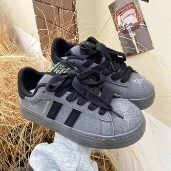 High-value little white shoes spring new mint green original niche retro casual thick sole 35