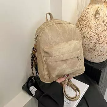 High-value nylon backpack 2025 new simple casual versatile handbag high-end fashion back