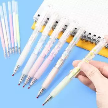 High Viscosity Pen Shape Glue Stick Quick-drying Sticky Dot Glue Dot Glue Stick Pen Journal 1pc Refills(random)