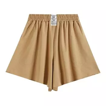High Waist Slimming Longer Leg Loose A- line Outerwear Short Pantskirt Casual Fashionable Stylish Wide Leg Shorts Summer Women s Clothing Khaki One size