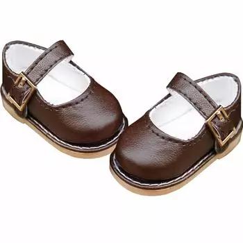 HIGHAWK BJD Кукла BJD BJD Размер Кукольная обувь Кукольная обувь Обувь Кожаная обувь Кукла BJD Обувь на ремне Кукла BJD с пряжкой 1/6 1/6 (Темно-коричневый)