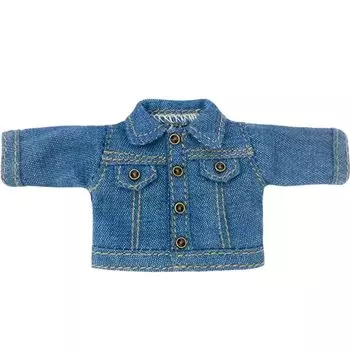 HIGHAWK OB11 куртка пальто Obitsu 11 одежда костюм для куклы Obitsu 11 см тело куклы Obitsu тело P10 Nendoroid bjd GSC тело джинсовая ткань (Темно-синий)