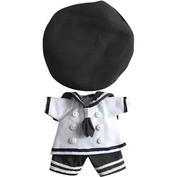 Highawk Obitsu 11 Одежда Ob11 Obitsu Кукла 11 см Тело Наряд Матросская форма 12 минут Бид P9 Кукла Темно-синий Obitsu Тело Набор из 3 предметов Черный Черный