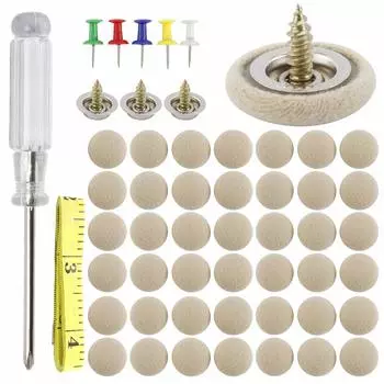 HighFree Car Roof Headliner Repair Button Pin Kit Universal Auto Roof Snap Rivet Retainer 0.5x0.8inches