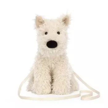 Highland West Puppy Plush Doll Shoulder Bag Adjustable Shoulder Animals Strap