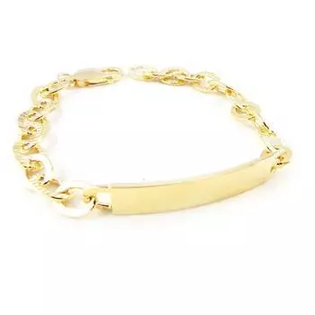 Highness [H2917] - Позолоченная цепочка Identity, 19 см, 7 мм