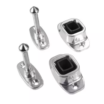 Hihaha RV Door Socket Trailer Door Holder для автомобиля, кемпинга, прицепа, грузового автомобиля, навеса, дверь, прочный, 2 комплекта, держатель/плунжер