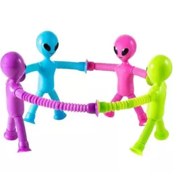 HiJB long alien pop tube set of 4, Korea representative board game