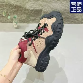 Hiking hiking shoes women s 2024 autumn new platform super soft shoes women s retro high-value sports non-slip dad shoes 35