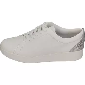 Hiking Shoes RALLY LEATHER SNEAKERS Urban cm [Fitflop] CRYSTAL-BACKTAB Women s White/Silver 24.5 [Item]