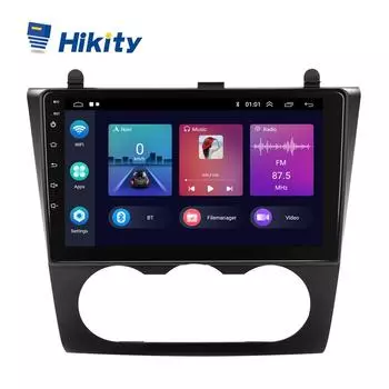 Hikity 1 + 16G Android 11 2 Din 9-дюймовый автомобильный радиоприемник для Nissan Teana Altima 2008-2012 Carplay Android Auto WIFI GPS Bluetooth FM RDS вид сзади With AHD camera