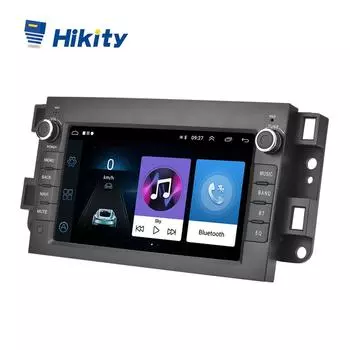 Hikity 2 Din Android-радио для автомобильного плеера Chevrolet 7-дюймовый автомобильный радиоприемник MP5-плеер Поддержка WIFI GPS DVR Зеркало заднего вида ссылка BT FM